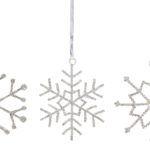 snowflake shiny ornament