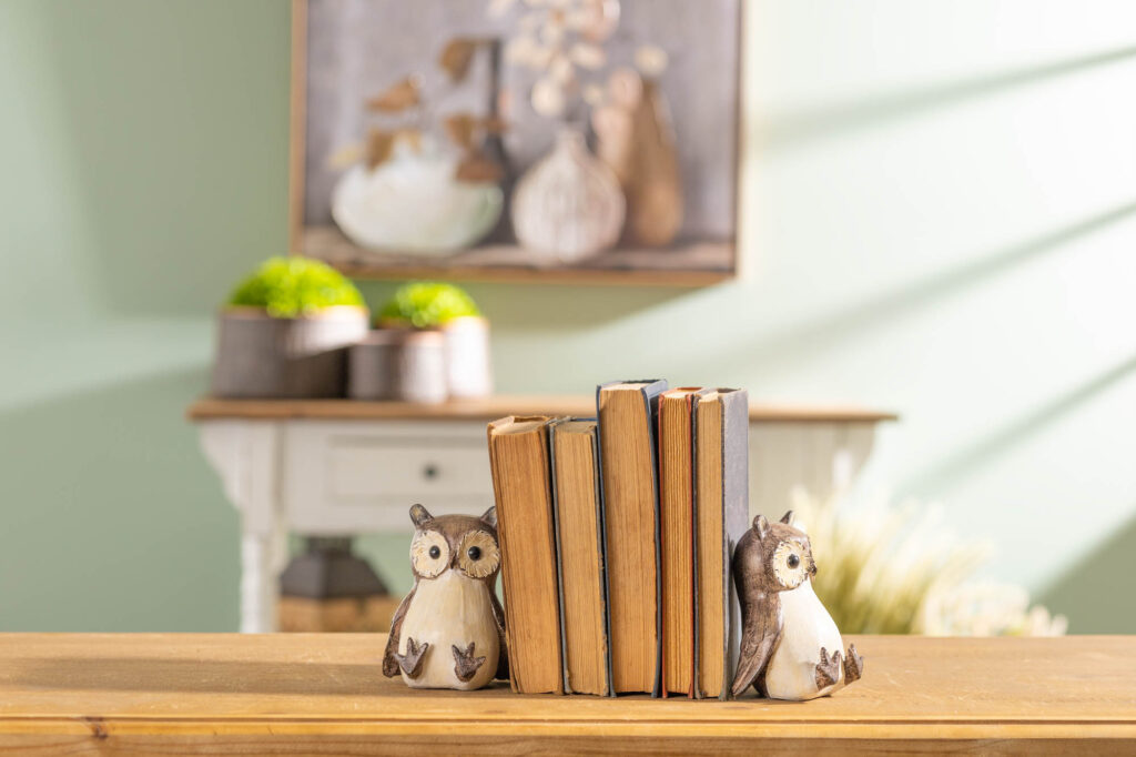 Woven Owl Bookends