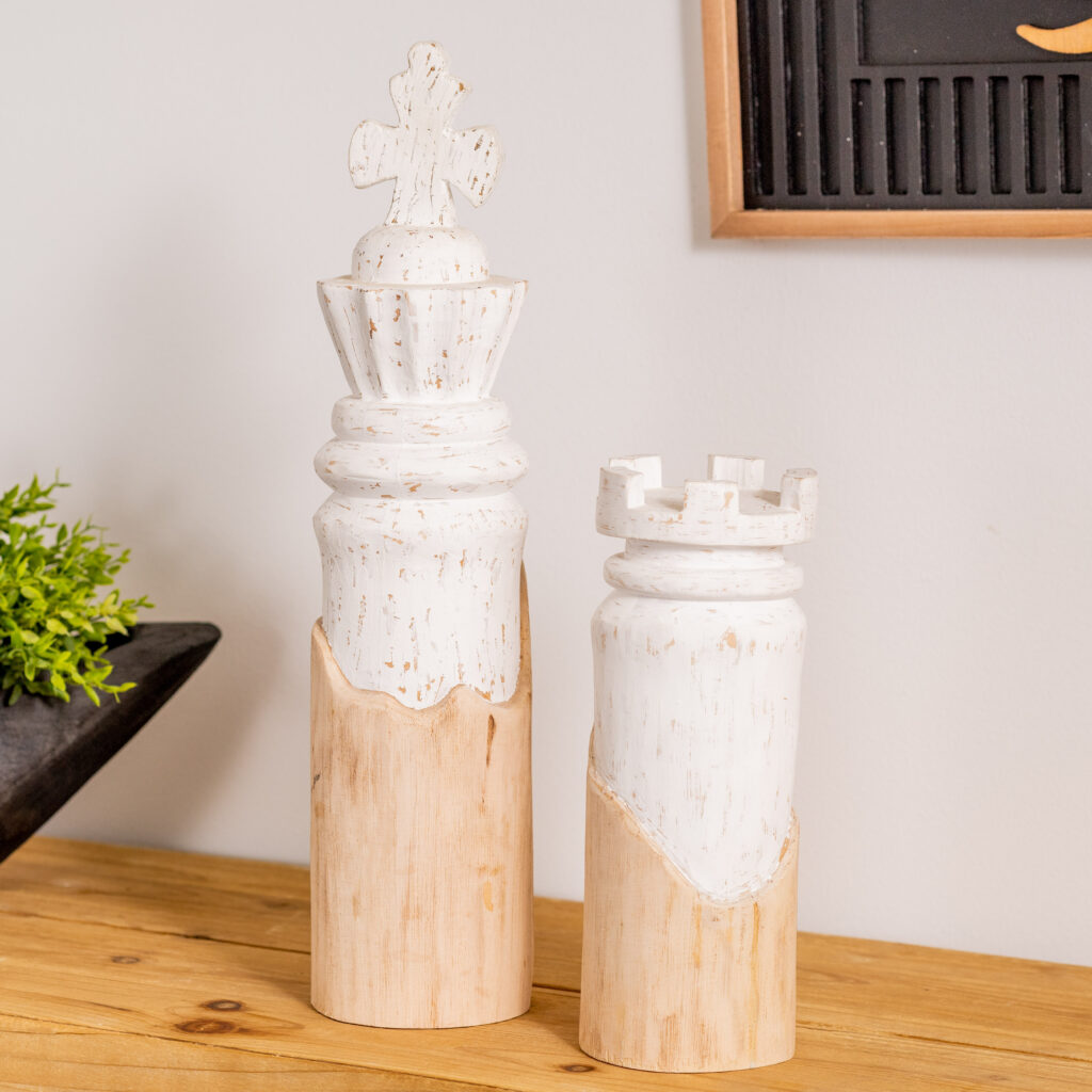 Transitional Decor Chess Pieces