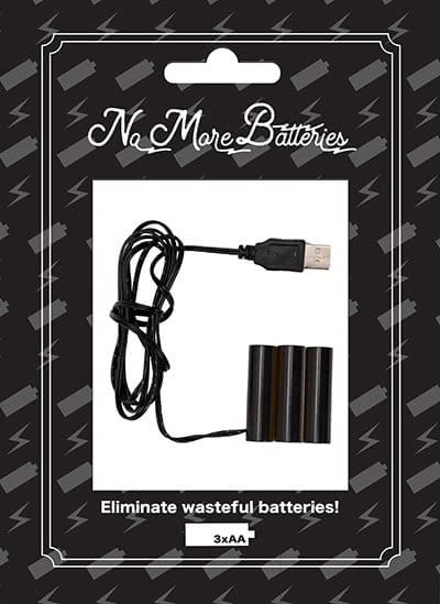 No More Batteries 3 x AA Battery Pack Adapter