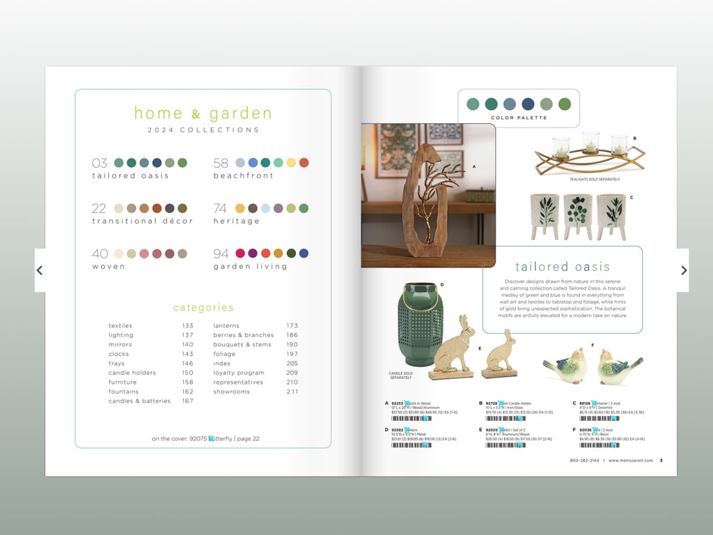 Home & Garden Catalog Spread