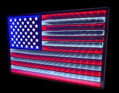Flag Infinity Lights in Action