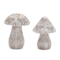 Mushroom (Set of 2)
6"H, 6.5"H Resin
92041