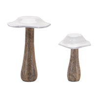 Mushroom (Set of 2)
5.25"H, 7.5"H Wood
92538