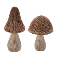 Mushroom (2 Asst)
7.5"H, 9.5"H Resin
95476