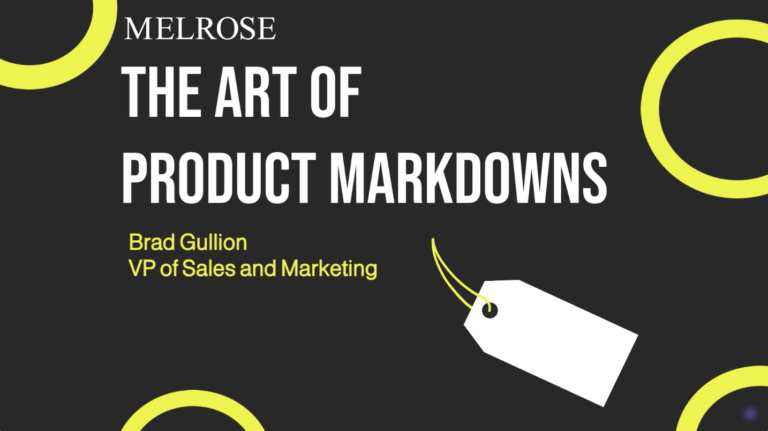 The Art of Product Markdowns