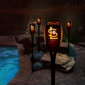 St. Louis Cardinals solar torches