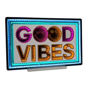 Good Vibes light up sign